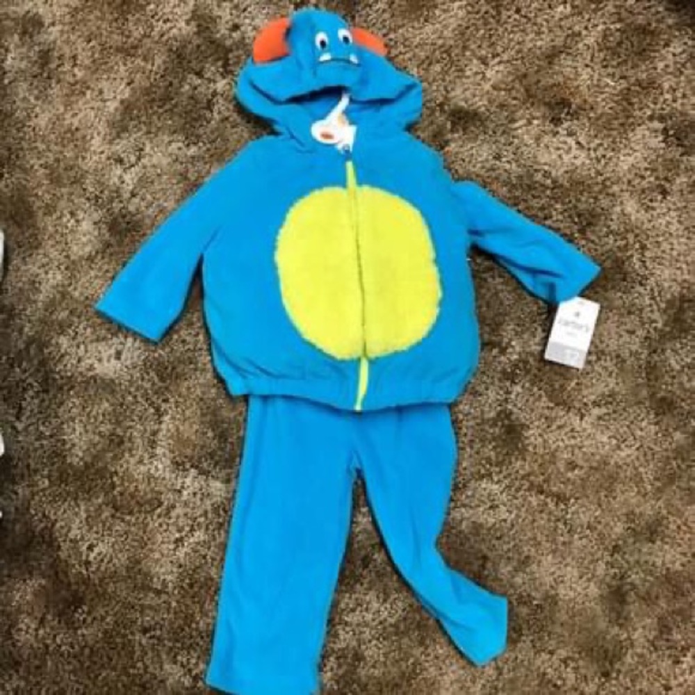 Carter’s baby monster 2 piece outfit - 12 months